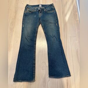 True Religion Dark Blue Flare Jeans